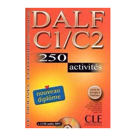 DALF C1/C2 250 Activites + cd audio mp3 + corrige ed06