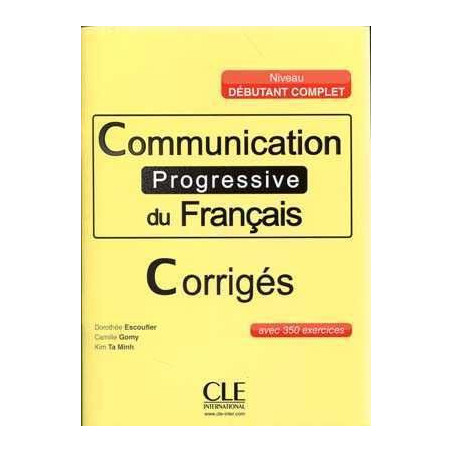 Communication Progressive Debutant Complet Corriges