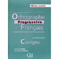 Orthographe Progressive Avance Corrige 405  exercices