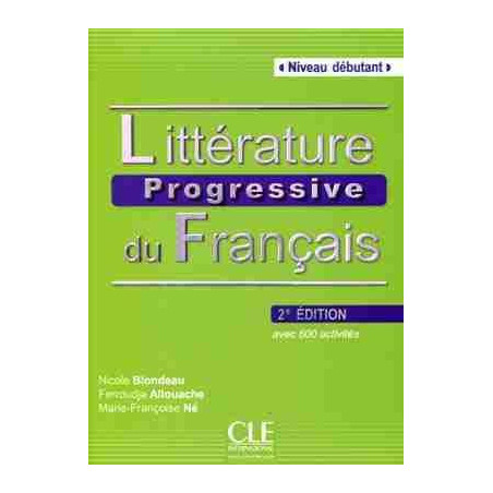 Litterature Progressive Debutant du Francais + cd mp3 2ª Ed.