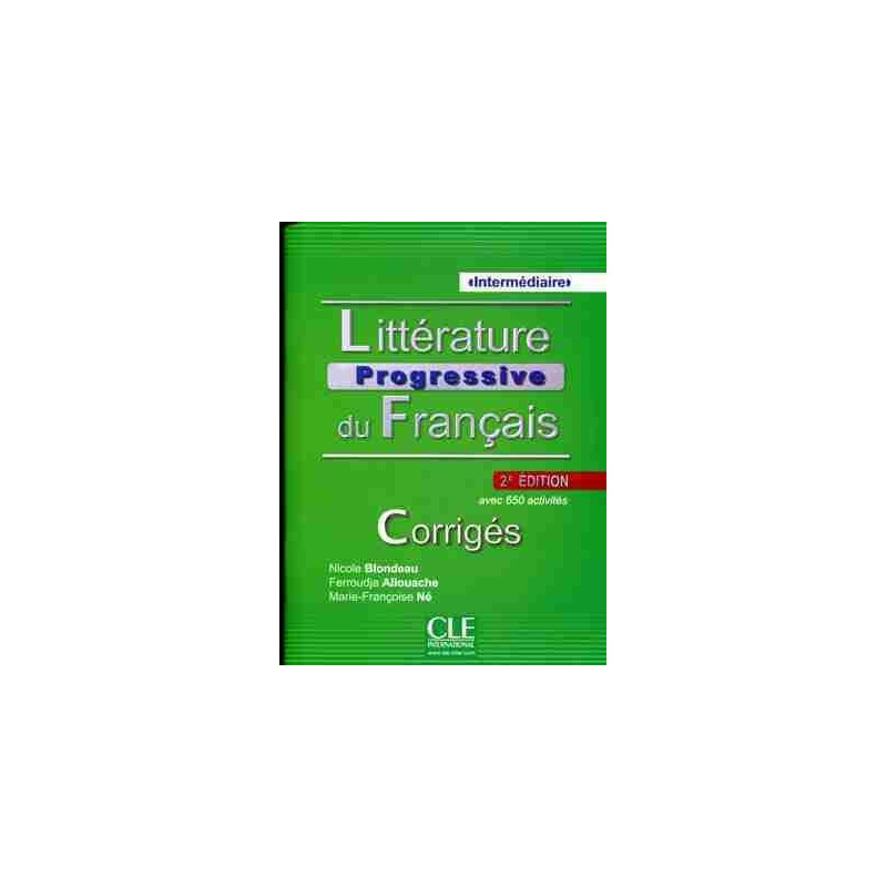 Litterature Progressive Intermediaire corrige 2º ed.