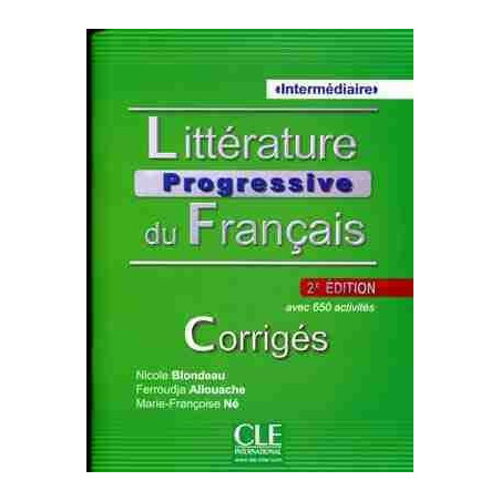 Litterature Progressive Intermediaire corrige 2º ed.