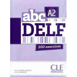 abc delf A2 200 exercices livre + cd audio