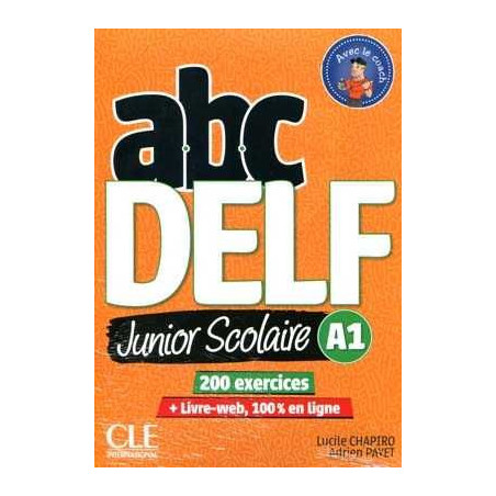 ABC Delf A1 junior scolaire + dvd audio video +corrige 200 exercices  + livre web