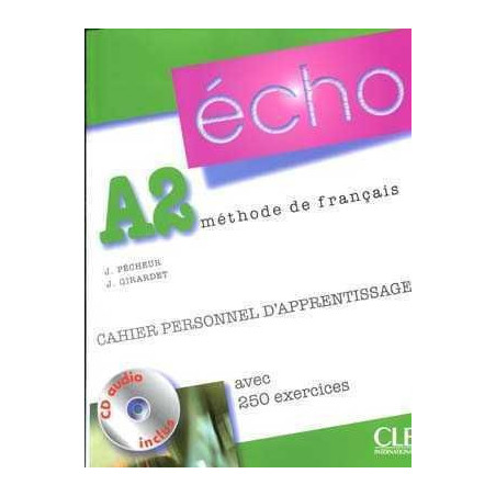 Echo A2 cahier + cd audio