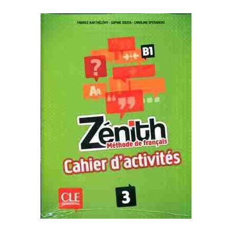 Zenith 3 B1 Cahier dactivites