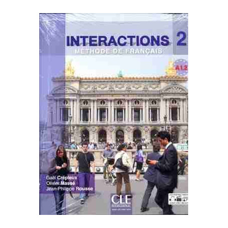 Interactions 2, A1.2 livre de l eleve DVD Rom