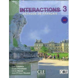 Interactions 3, A2 livre de l' eleve DVD Rom