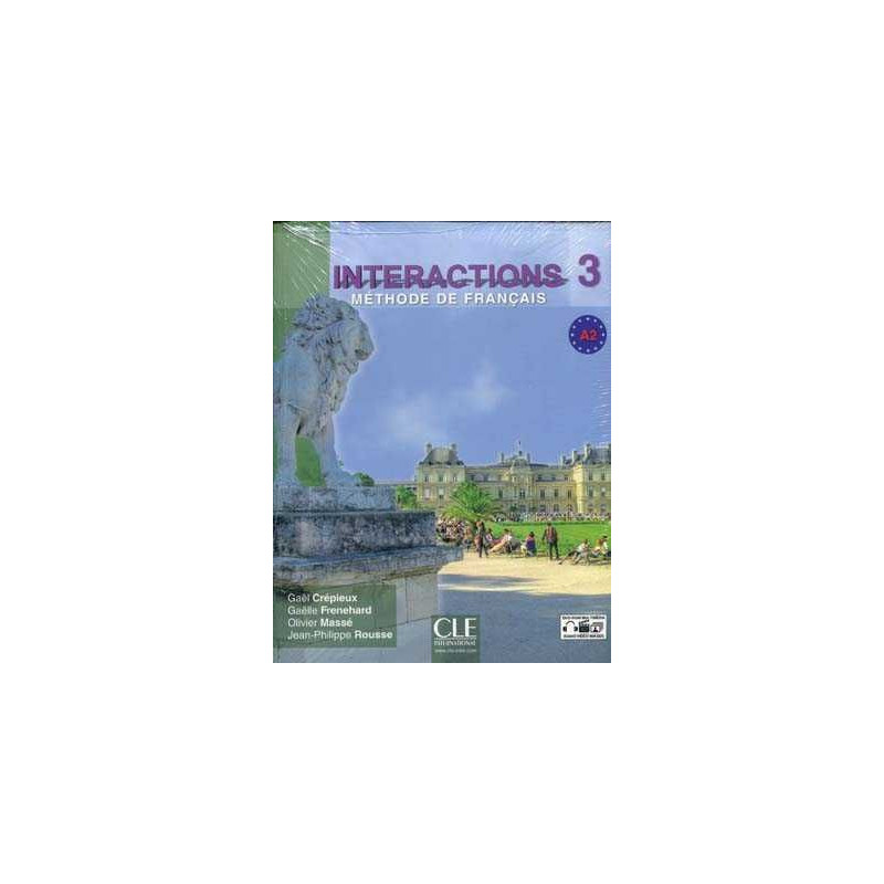 Interactions 3, A2 livre de l' eleve DVD Rom