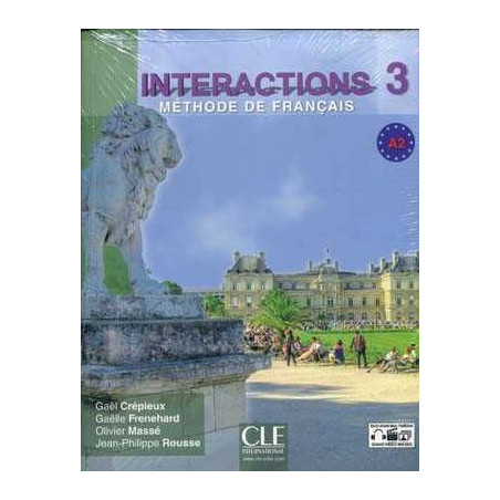 Interactions 3, A2 livre de l' eleve DVD Rom