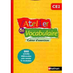 Atelier de Vocabulaire CE2 cahier d exercices