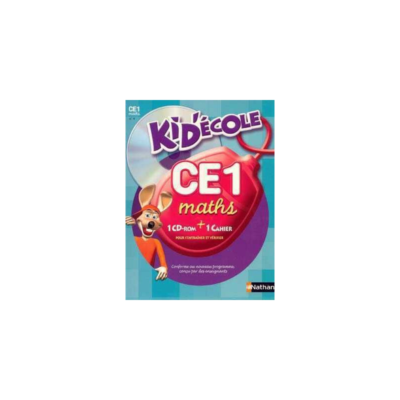 Kidecole nº 4 CE1 Maths + cd rom