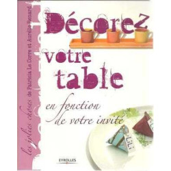 Decorez votre Table en foctions de votre invite