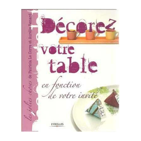 Decorez votre Table en foctions de votre invite