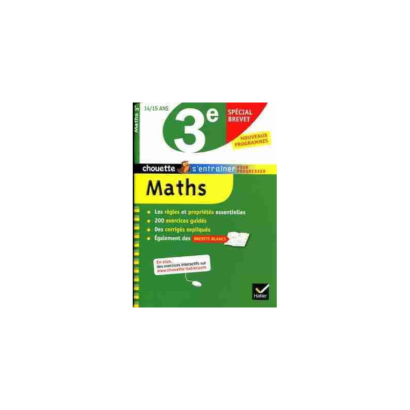 Chouette Maths 3eme Brevet