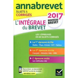 Annabrevet l Integrale Brevet 2017