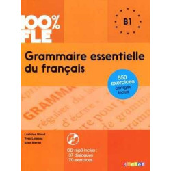 Grammaire essentielle du français niveau B1 + CD mp3 +corrige