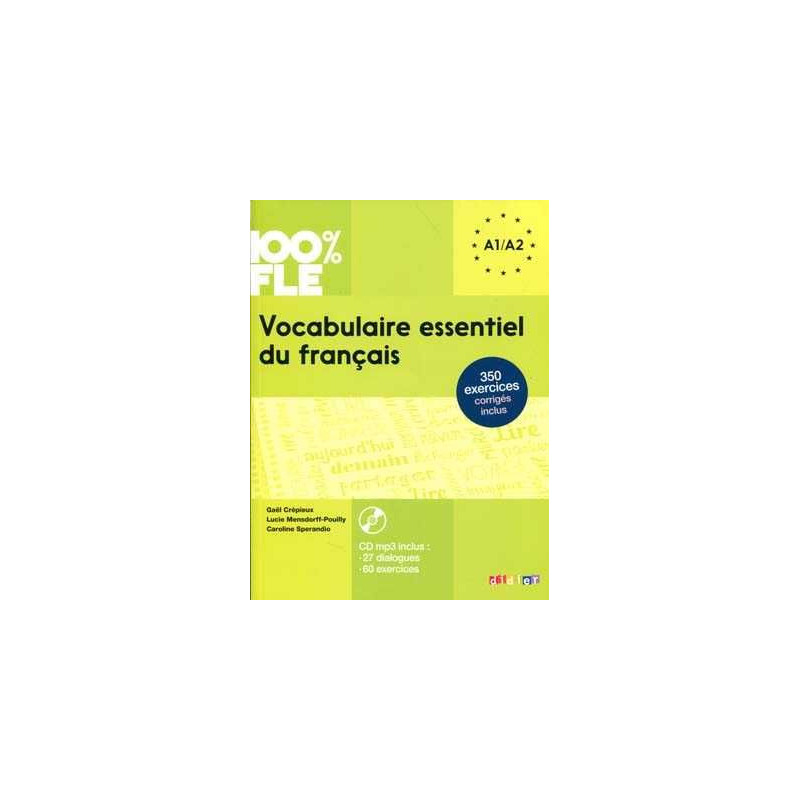 Vocabulaire Essentiel du Francais A1+A2+ cd mp3 +corrige