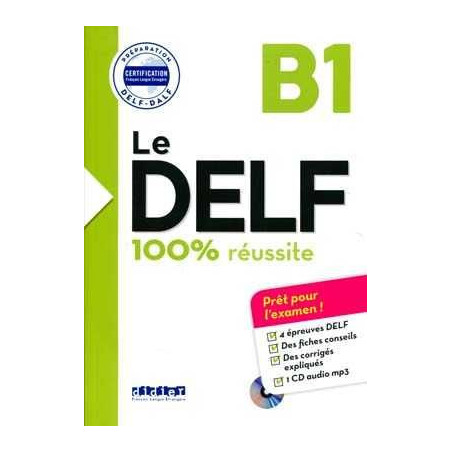 Delf B1 100 & Reussite livre+cd mp3