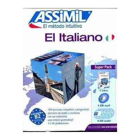 Italiano sin Esfuerzo Superpack Mp3 + Cd Audio