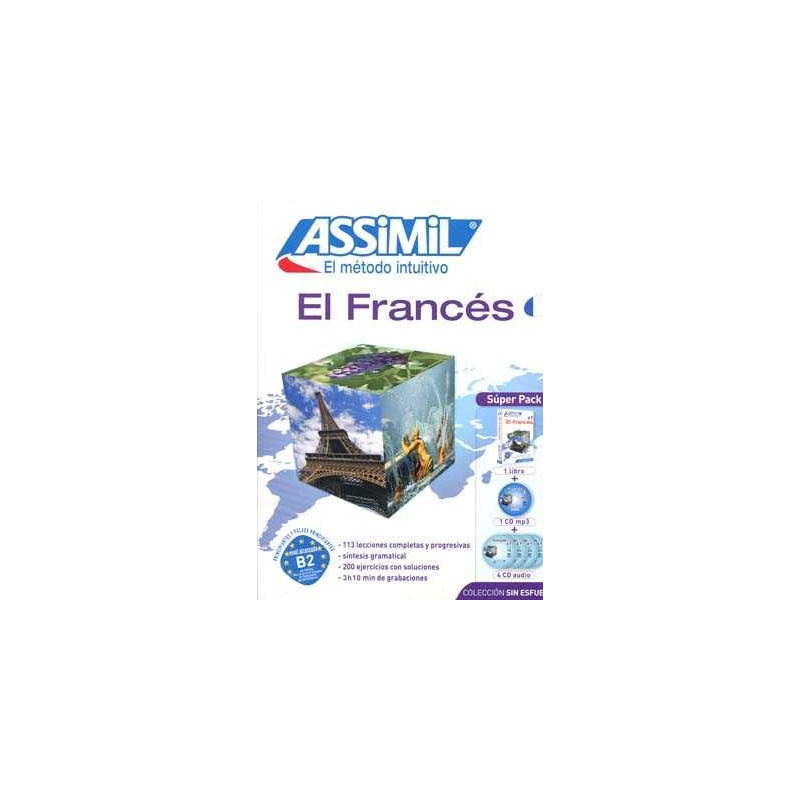 Metodo Intuitivo Frances Assimil Libro + Mp3 + Cd Audio