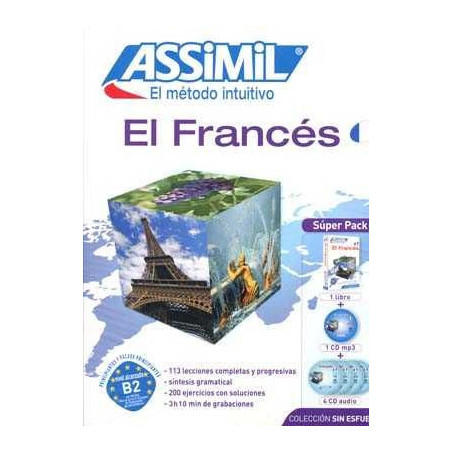 Metodo Intuitivo Frances Assimil Libro + Mp3 + Cd Audio