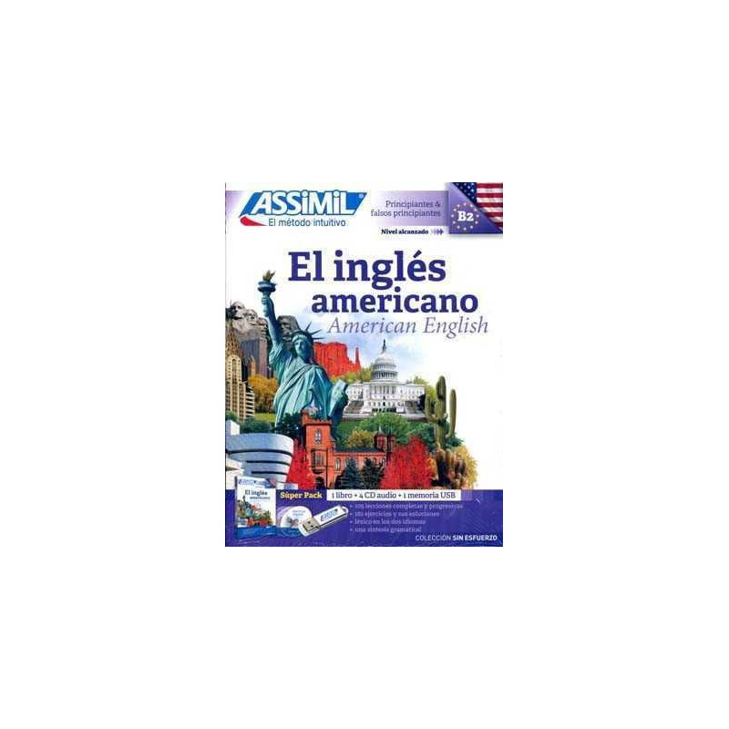 Ingles Americano Pack + 4CD + USB