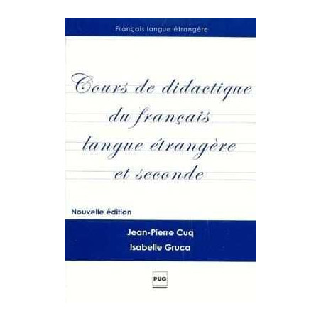 Cours de Didactique du Francais Llangue Etrangere et Seconde