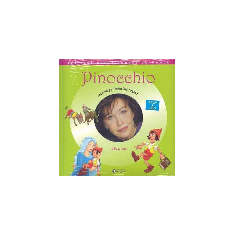 Plus Beaux Contes du Monde : Pinocchio + cd audio