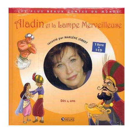 Plus Beaux Contes du Monde : Aladin et la Lampe Merveilleuse + cd audio