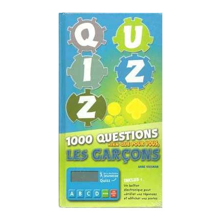 Quiz 1000 Questiona  Les Garçons + Boitier Electronique