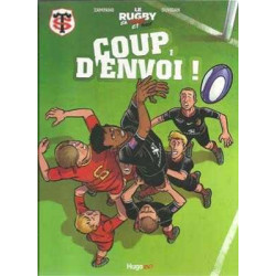 Coup DEnvoi  Bd Rugby En Rouge Ey Noir