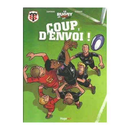 Coup DEnvoi  Bd Rugby En Rouge Ey Noir