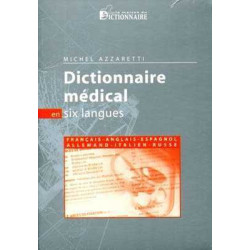 Dictionnaire Medical 6 Lenguas Frances , Ingles , Aleman , Italiano , Ruso y Español