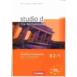 Studio D B2 1 Kurs und Ubungsbuch + cd audio Mittelstufe