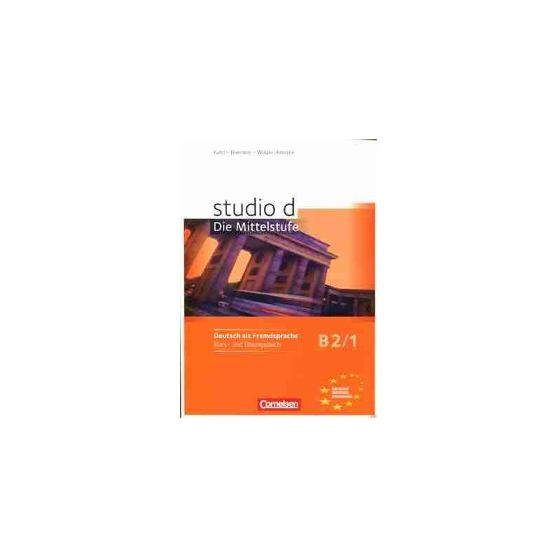 Studio D B2 1 Kurs und Ubungsbuch + cd audio Mittelstufe