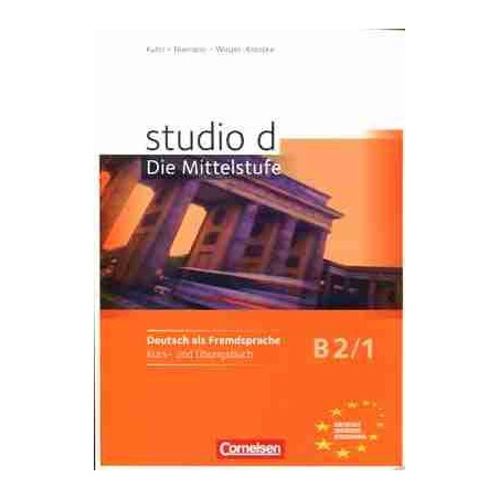 Studio D B2 1 Kurs und Ubungsbuch + cd audio Mittelstufe