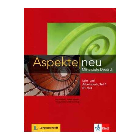 Aspekte Neu B1+ 1 Kursbuch  + Arbeitsbuch + cd