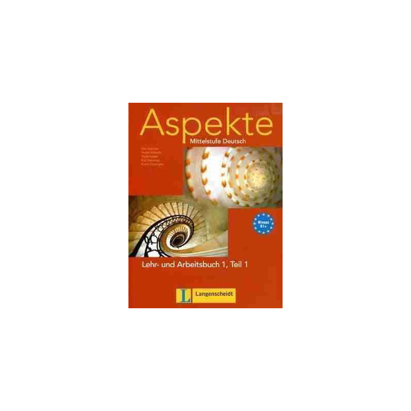 Aspekte 1 Teil 1 B1+ Lehrbuch + Arbeitsbuch + Cd Audio