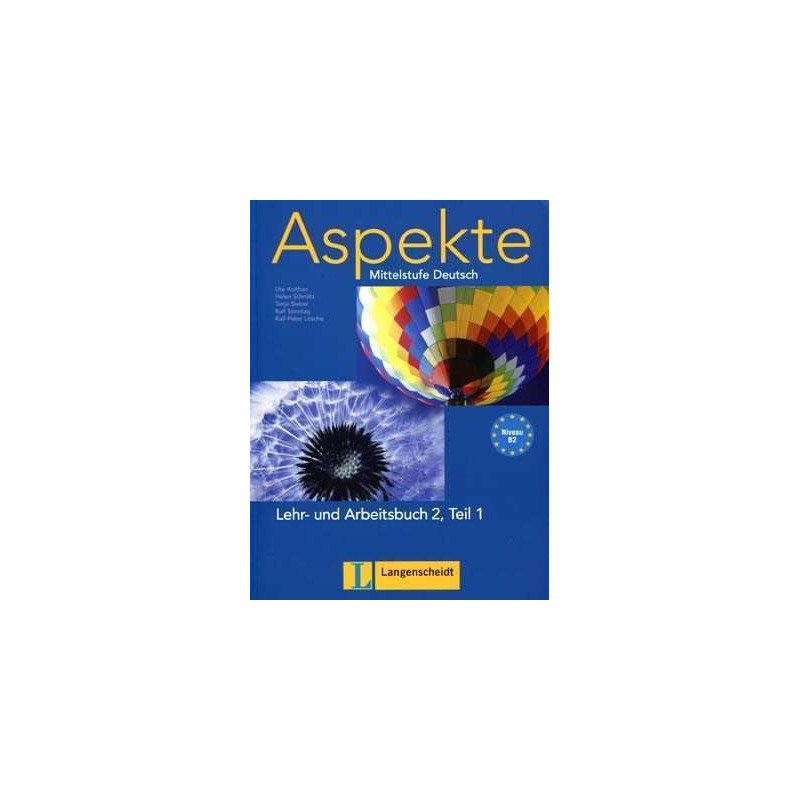 Aspekte 2 Teil 1 B2+ Lehrbuch + Arbeitsbuch + Cd Audio