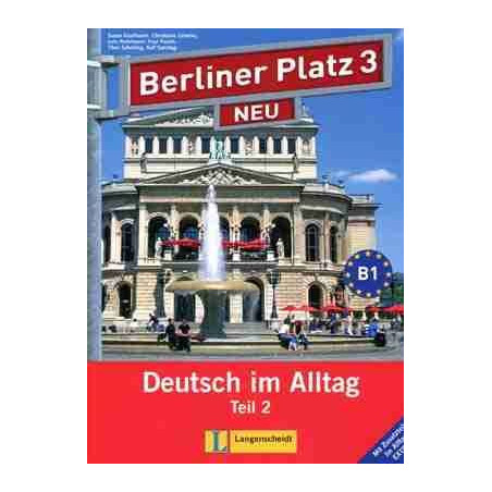 Berliner Platz Neu 3  B1 Teil 2 Kursbuch + Arbeitsbuch + cd audio (2)