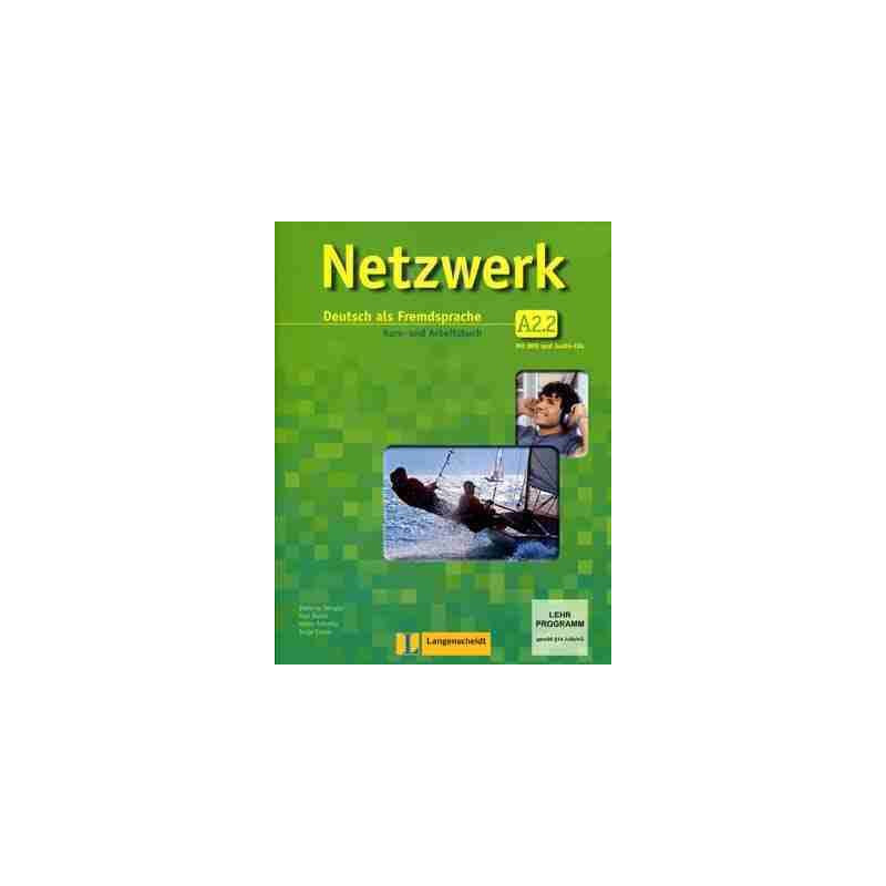 Netzwerk A2-Teil 2 Kursbuch +  Arbeitsbuch + cd audio + DVD