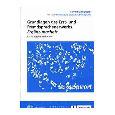 Fernstudieneinheit 15 : Grundlagen Erst und Fremdspracherwerbs