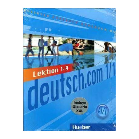 Deutsch Com 1 A1.1 alumno+glosario XXL (lec.1-9)