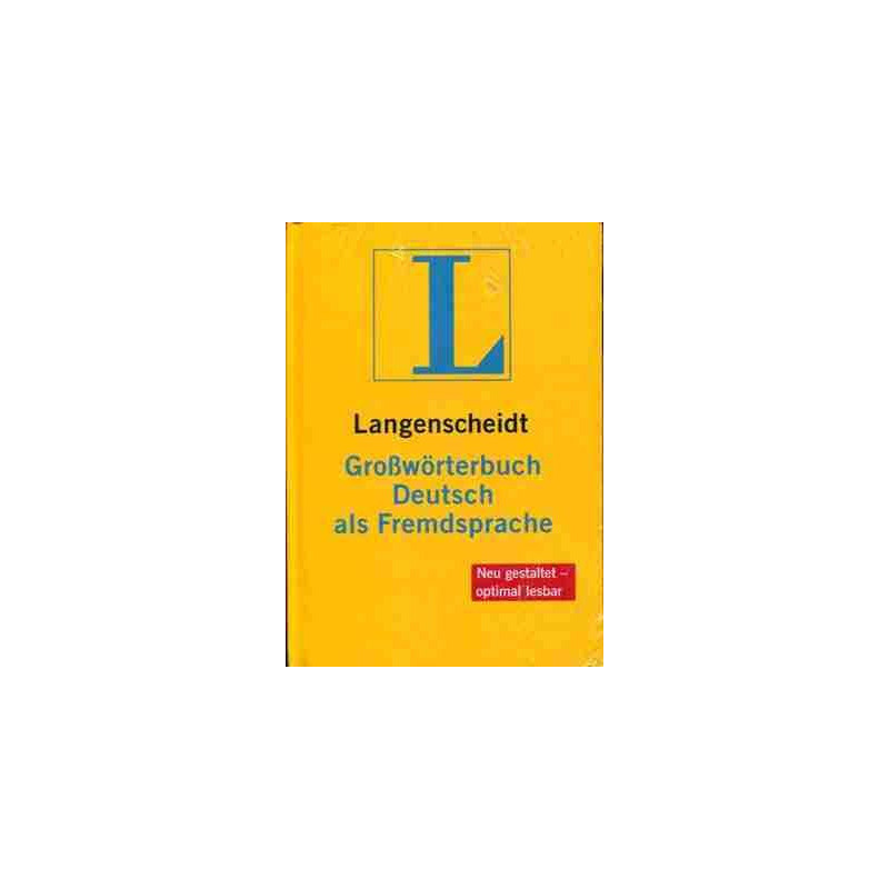 Diccionario Langenscheidt Grobworterbuch + Cd Rom ( Didactico DAF )