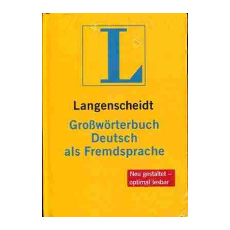 Diccionario Langenscheidt Grobworterbuch + Cd Rom ( Didactico DAF )