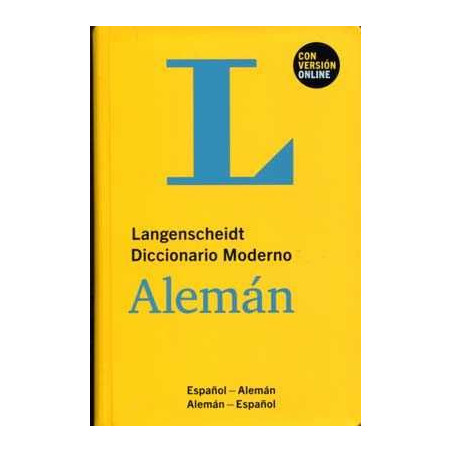 Diccionario Moderno Aleman Español vv + Online