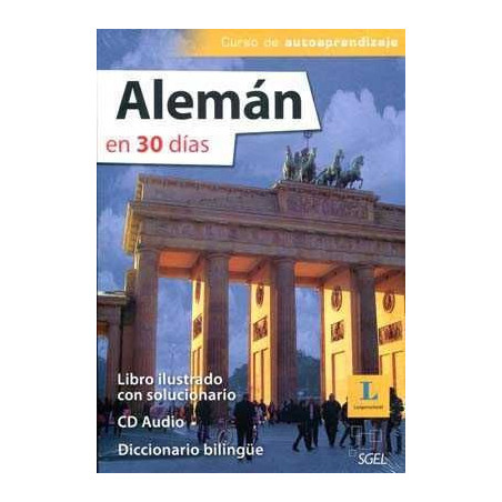 Alemán en 30 días. Curso de aprendizaje + CD audio y diccionario