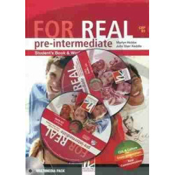 For Real Pre Intermediate B1 Student ' s + Workbook + Cd Rom + cd audio