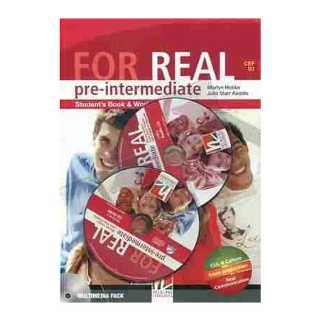 For Real Pre Intermediate B1 Student ' s + Workbook + Cd Rom + cd audio